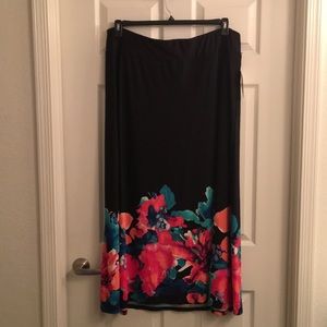 John Paul Richard long floral skirt